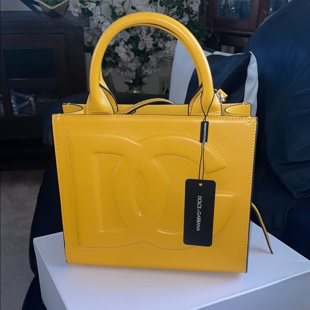Dolce & Gabbana Vibrant Yellow Satchel